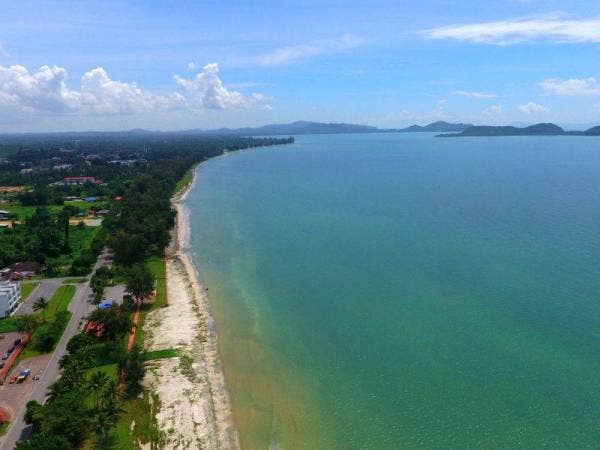 Pantai Seri Lalang Laut yang menjadi lokasi pertandingan TMST2020.