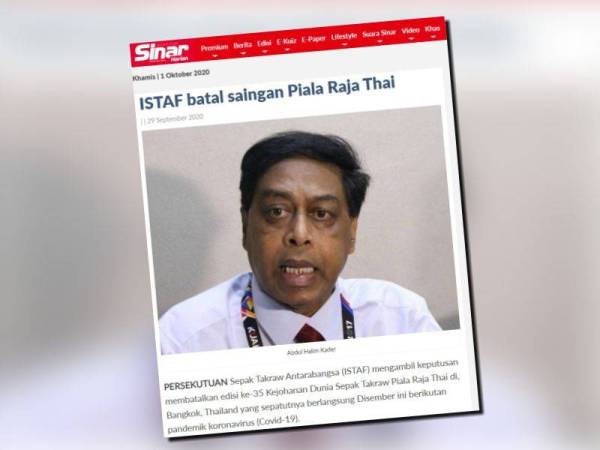 Laporan Sinar Online sebelum ini.