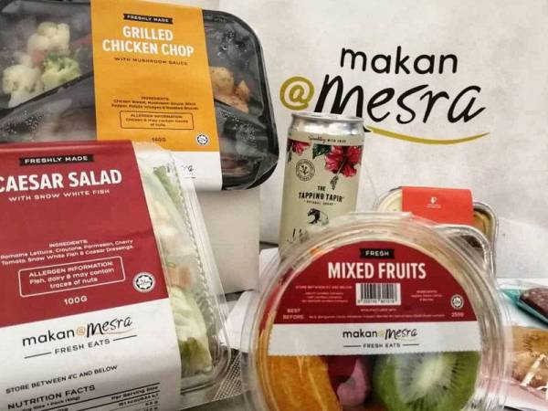 Sebahagian kecil variasi makanan di Makan@Mesra stesen Petronas di tujuh cawangan sekitar Lembah Klang.