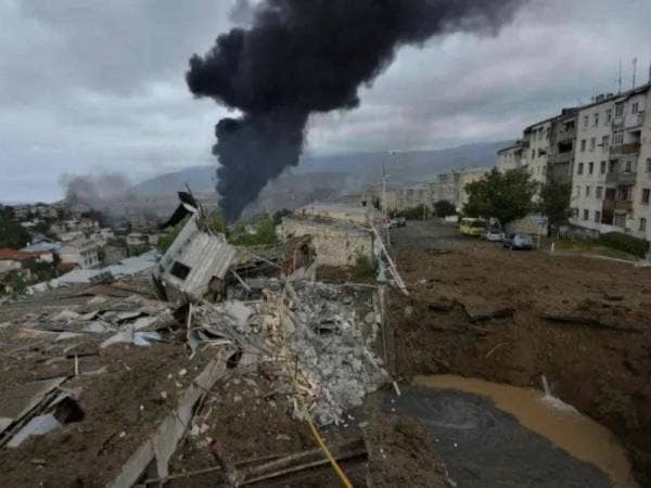 Tentera Armenia melancarkan serangan roket di wilayah Fizuli dan di wilayah Aghdam dan Terter. - Foto sumber internet