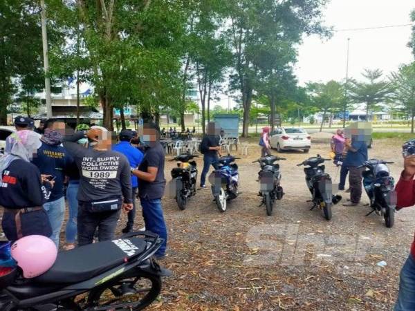 Kesemua motosikal jenis Yamaha Y15zr, Kawasaki RR dan Yamaha LC135 disita untuk tindakan lanjut.