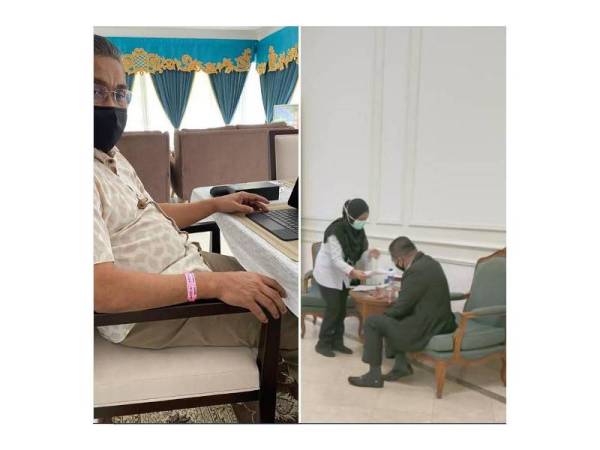 Takiyuddin menjalani kuarantin di rumah sehingga 17 Oktober ini. (FOTO: FACEBOOK TAKIYUDDIN HASSAN)