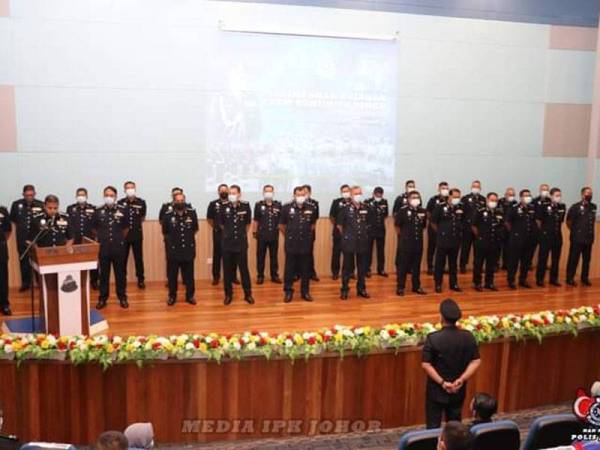 Perhimpunan Bulanan Polis Kontinjen Johor hari ini.