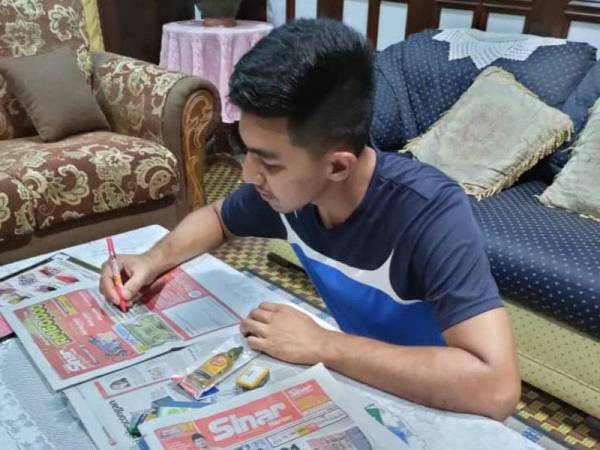 Mohammad Khairul Nizam teruja untuk mencuba nasib menyertai Peraduan Sinar Harian Di Hatiku ketika ditemui di Marang semalam.