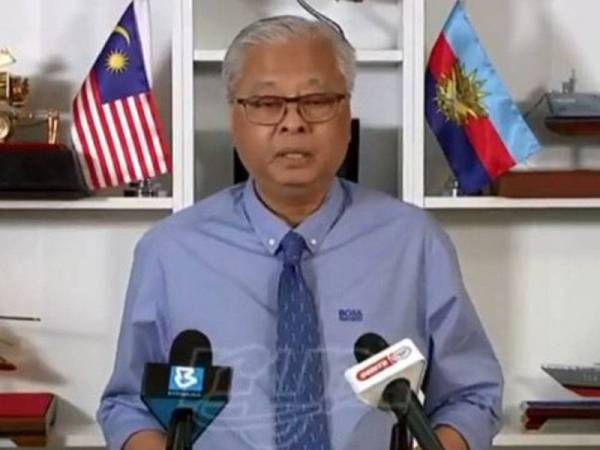 Ismail Sabri pada sidang media Perintah Kawalan Pergerakan Pemulihan (PKPP) hari ini.