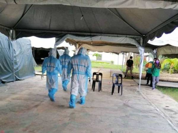 Keadaan hospital sementara di Penjara Pokok Sena yang akan memulakan operasinya hari ini. - Foto Facebook Dr Noor Hisham