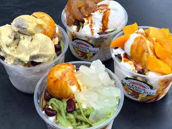 Cendol Kampung Hulu kini menawarkan pelbagai jenis cendol yang sudah diinovasikan.