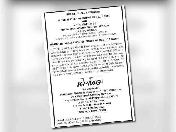 Malaysia Airlines Bhd (MAB) menjelaskan syarikat itu tidak melakukan sebarang proses likuidasi sebaliknya ia melibatkan Malaysia Airline System Bhd (MAS).