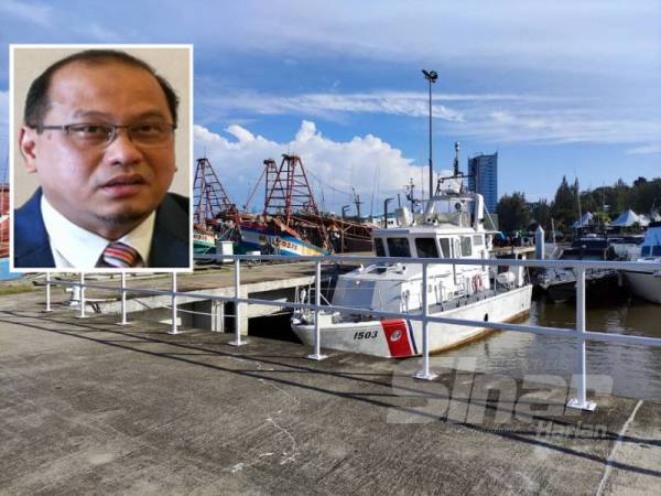 Jeti baharu yang lebih sesuai diperlukan untuk menampung kapal yang lebih besar dan menempatkan bot asing dalam tahanan. Gambar keci: Ahmad Amzad Hashim