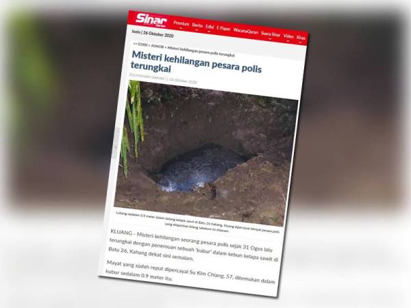 Berita mengenai kejadian tersebut.