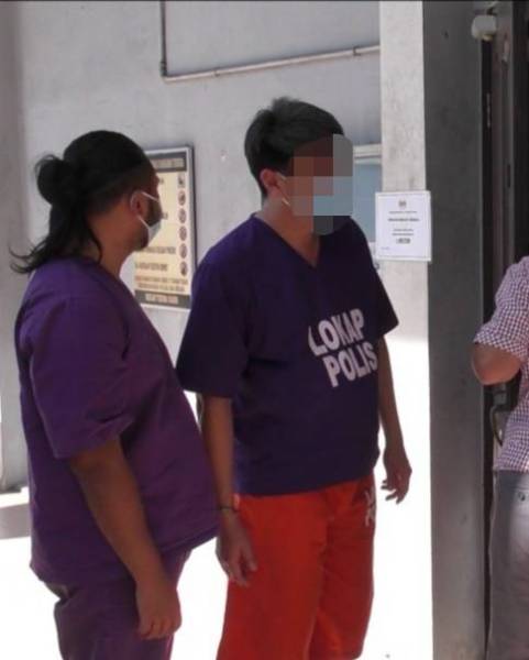 Suspek lelaki ditahan dan dibawa ke Mahkamah Majistret Ipoh bagi mendapatkan perintah reman hari ini.