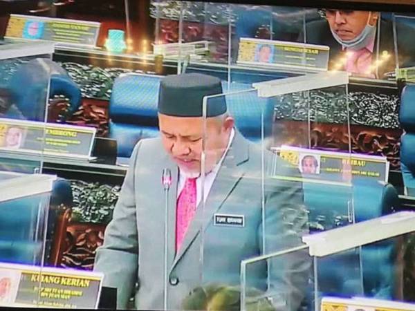 Tuan Ibrahim ketika sesi pertanyaan menteri di Dewan Rakyat hari ini.