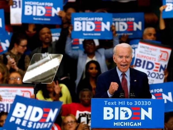 Joe Biden mendahului pencabarnya, Donald Trump daripada parti Repulikan dalam pilihan raya Presiden negara itu yang diadakan.