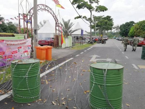 Kawalan ketat di lokasi PKPD di Flat Sungai Emas dan Taman Sungai Emas, Banting.