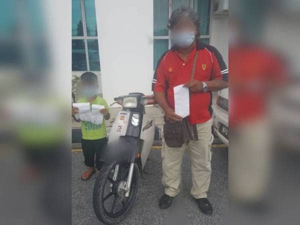 Kanak-kanak tersebut dikenakan tiga saman manakala warisnya satu saman selepas tampil ke IPD Kubang Pasu hari ini.