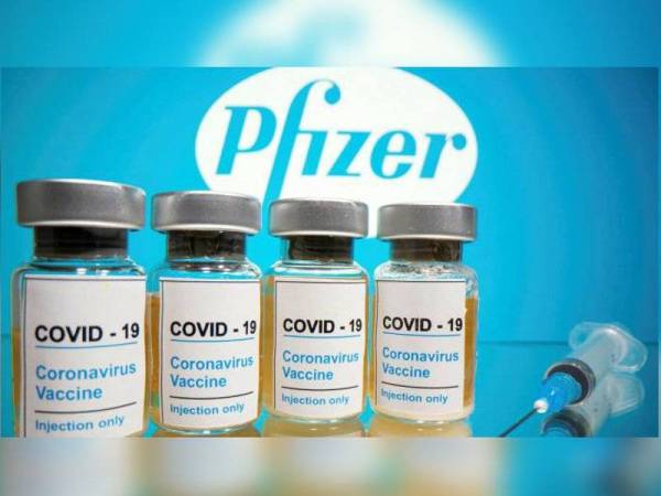 Pfizer mengesahkan vaksin dihasilkan bersama BioNTech terbukti 90 peratus berkesan. - Foto: Agensi