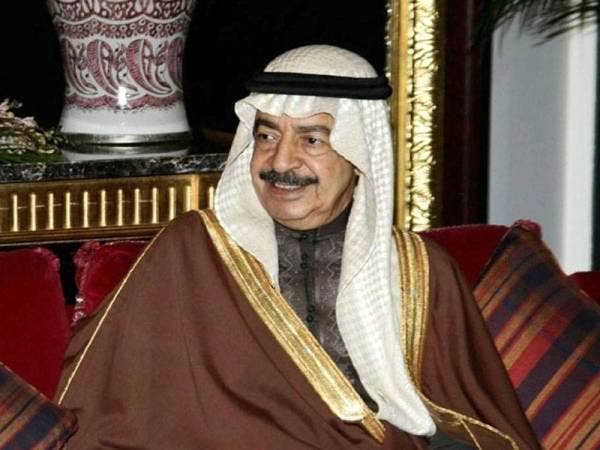 Putera Khalifa Salman al-Khalifa meninggal dunia ketika memegang jawatan Perdana Menteri Bahrain di Amerika Syarikat semalam. - Foto AFP