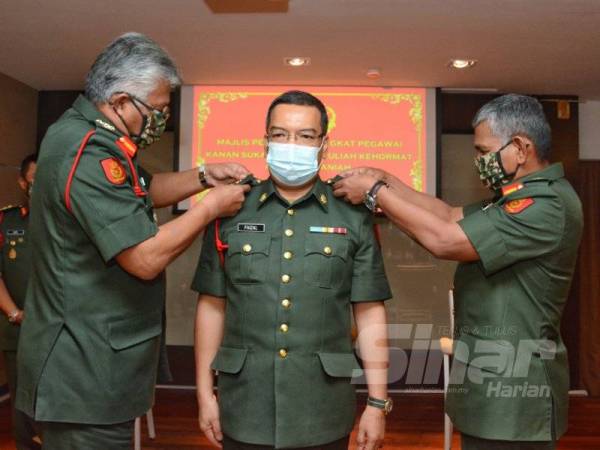 Majlis Pemakaian Pangkat yang berlangsung pada 19 Oktober 2020 yang lalu.