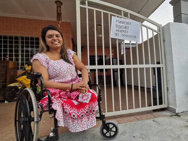 Nismanah tidak mahu menyusahkan ahli keluarganya walaupun keupayaan terhad selepas terlibat kemalangan jalan raya tahun lalu.