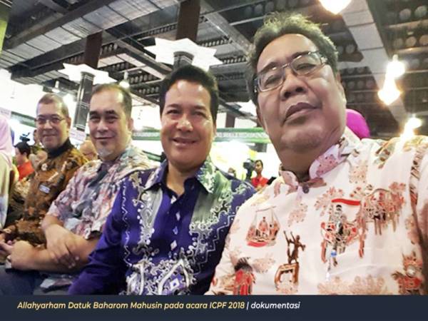 Baharom pada acara ICPF 2018. 