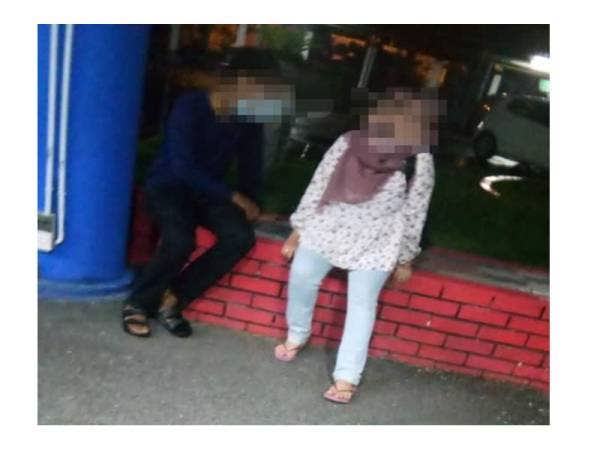 Pasangan kekasih dibawa ke Ibu Pejabat Polis Daerah Kulim untuk siasatan lanjut.