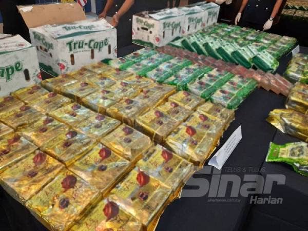 Dadah bernilai RM8.14 juta dari enam ahli sindiket yang ditahan semalam.