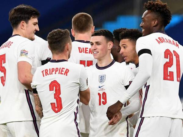 Kesebelasan muda England meraikan kejayaan pada aksi Liga Negara-Negara UEFA baru-baru ini. - Foto eurosport.com