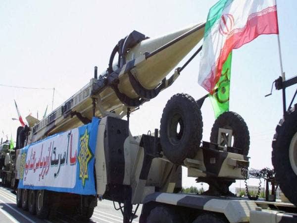 Iran mempunyai peluru berpandu Shahab 3 yang boleh menjangkau sasaran 2,000 kilometer.