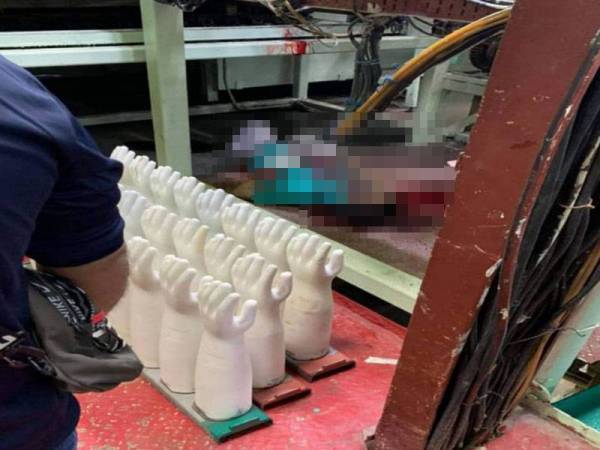 Mangsa berusia 35 tahun dan merupakan warga Myanmar disahkan meninggal dunia di tempat kejadian.