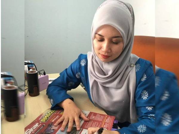 Norhaslinda tekun melengkapkan penyertaan Peraduan Sinar Harian Di Hatiku bagi merebut peluang hadiah lumayan yang disediakan.