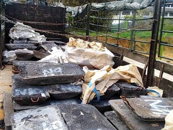 Bongkah tembaga dianggarkan bernilai RM300,000 yang dilarikan dua minggu lalu telah ditemui semula.