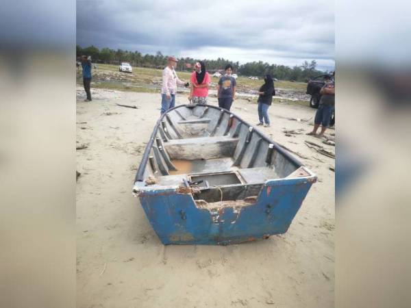 Bot yang dinaiki mangsa turut ditemukan dalam kejadian itu.