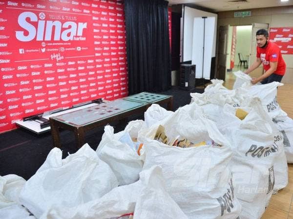 Lebih 50,000 penyertaan Peraduan Sinar Harian Di Hatiku diterima setakat semalam dan dijangka bertambah menjelang tarikh tutup peraduan pada 14 Disember ini. FOTO: ASRIL ASWANDI SHUKOR