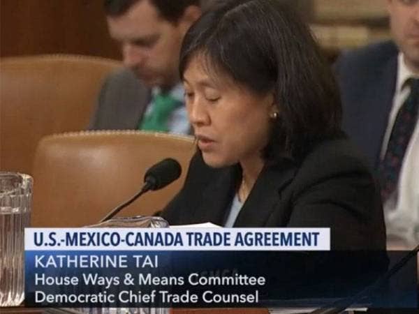 Wanita berketurunan Amerika dan Asia, Katherine Tai dinamakan oleh bakal Presiden Amerika Syarikat, Joe Biden untuk memegang jawatan Setiausaha Perdagangan negara itu. - Foto C-SPAN2