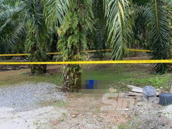 Seorang guru Kelas al-Quran dan Fardu Ain (KAFA) menemui mayat bayi lelaki tanpa pakaian digumpal dengan kain telekung dalam sebuah beg plastik di kebun kelapa sawit di Kampung Tali Air 11 Pasir Panjang, Sekinchan di sini hari ini.