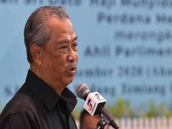 Perdana Menteri Tan Sri Muhyiddin Yassin. Foto Bernama
