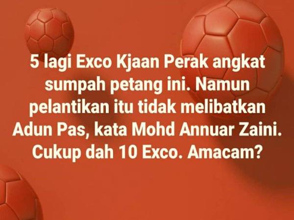 Kenyataan palsu tular di Facebook hari ini.