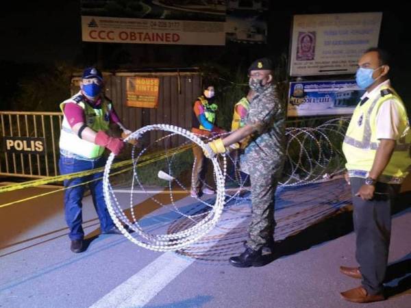 PKPD di Mukim Sungai Seluang, Kulim ditamatkan jam 11.59 malam tadi.