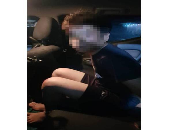 Suspek diberkas di sebuah rumah Kampung Binanjar, Paitan.