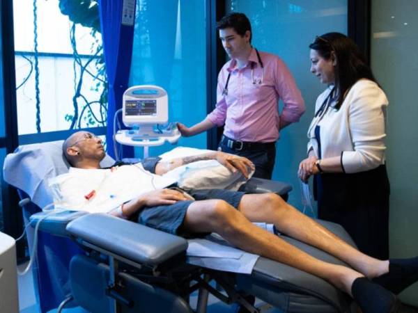 Khaidir sedang menjalani rawatan di Hospital St Vincent, Sydney Australia. Foto:The Sydney Harold