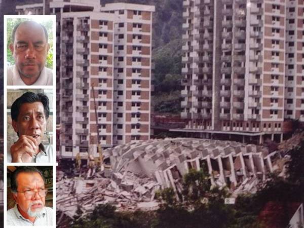 Kejadian Highland Towers runtuh yang berlaku pada 11 Disember 1993 itu telah mengorbankan 48 nyawa. (Zulbahri Abdullah, Azlan Kamis, Al Bakri Ali )