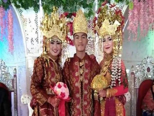 Perkahwinan Suwon dengan dua teman wanitanya mencuri perhatian netizen. - Foto Detik News