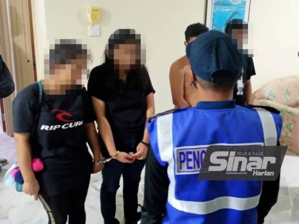 Mereka yang ditahan dibawa ke IPD Port Dickson untuk tindakan lanjut
