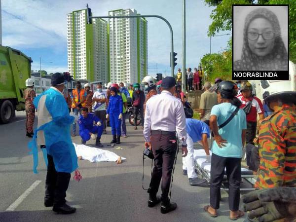 Mangsa disahkan meninggal dunia di tempat kejadian.
