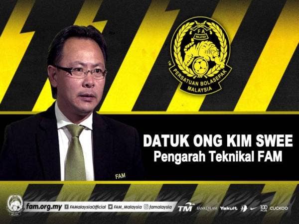 FAM mengumumkan pelantikan Kim Swee sebagai pengarah terknikal yang baharu.