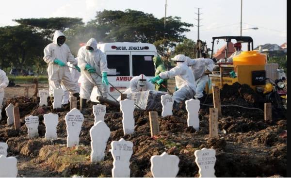 Indonesia mencatatkan kes positif baharu Covid-19 tertinggi sejak kes pertama dikesan Mac 2020, selepas merekodkan 8,854 jangkitan baharu dalam tempoh 24 jam.