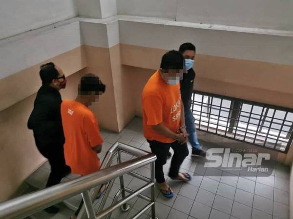 Kedua-duanya ditahan reman selama lima hari bermula Khamis.