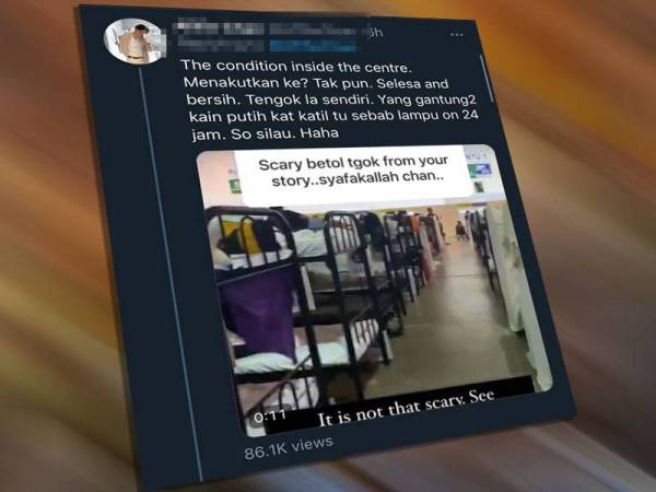 Tangkap layar Twitter Afifie Chan.