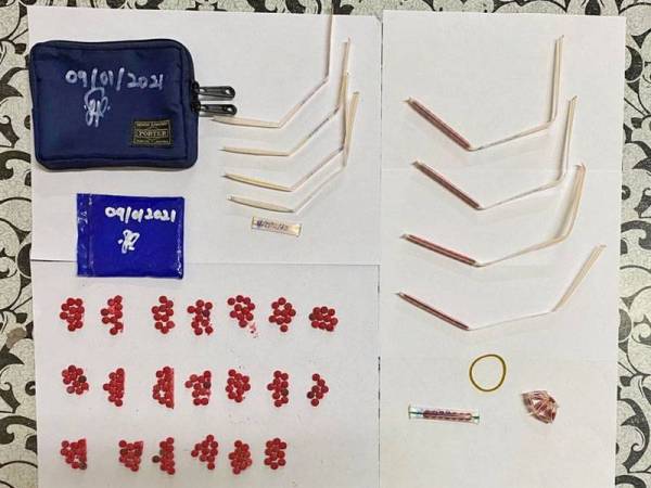 PGA Batalion 7 Kuantan merampas 253 biji pil Yaba dan 4.48 gram Syabu.