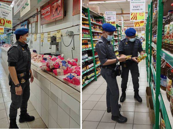 Anggota Kementerian Perdagangan Hal Ehwal Pengguna(KPDNHEP) Selangor menjalankan pemeriksaan di beberapa buah premis perniagaan di negeri ini.